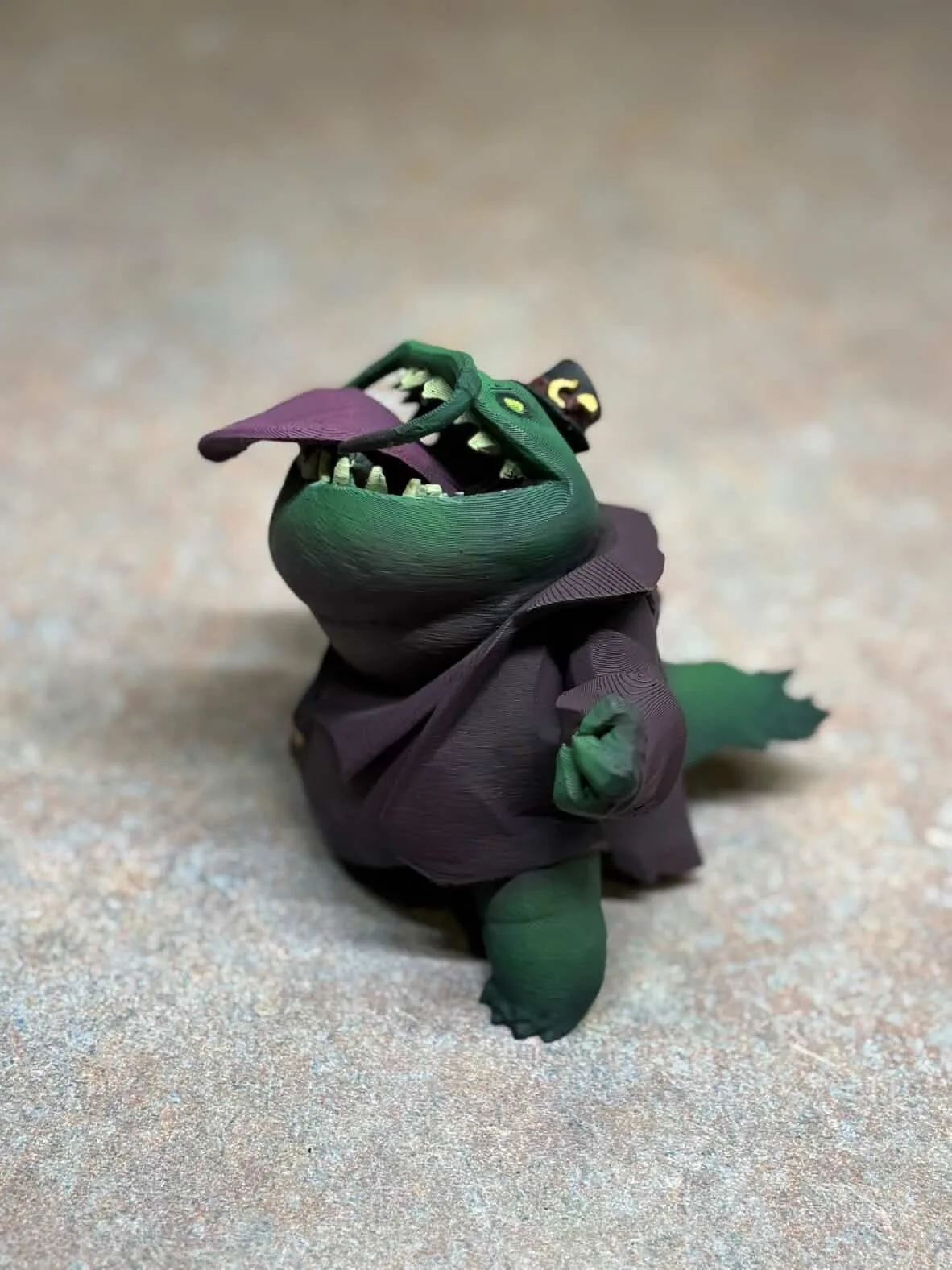 Tahm Kench figure viewed from the front at an angle