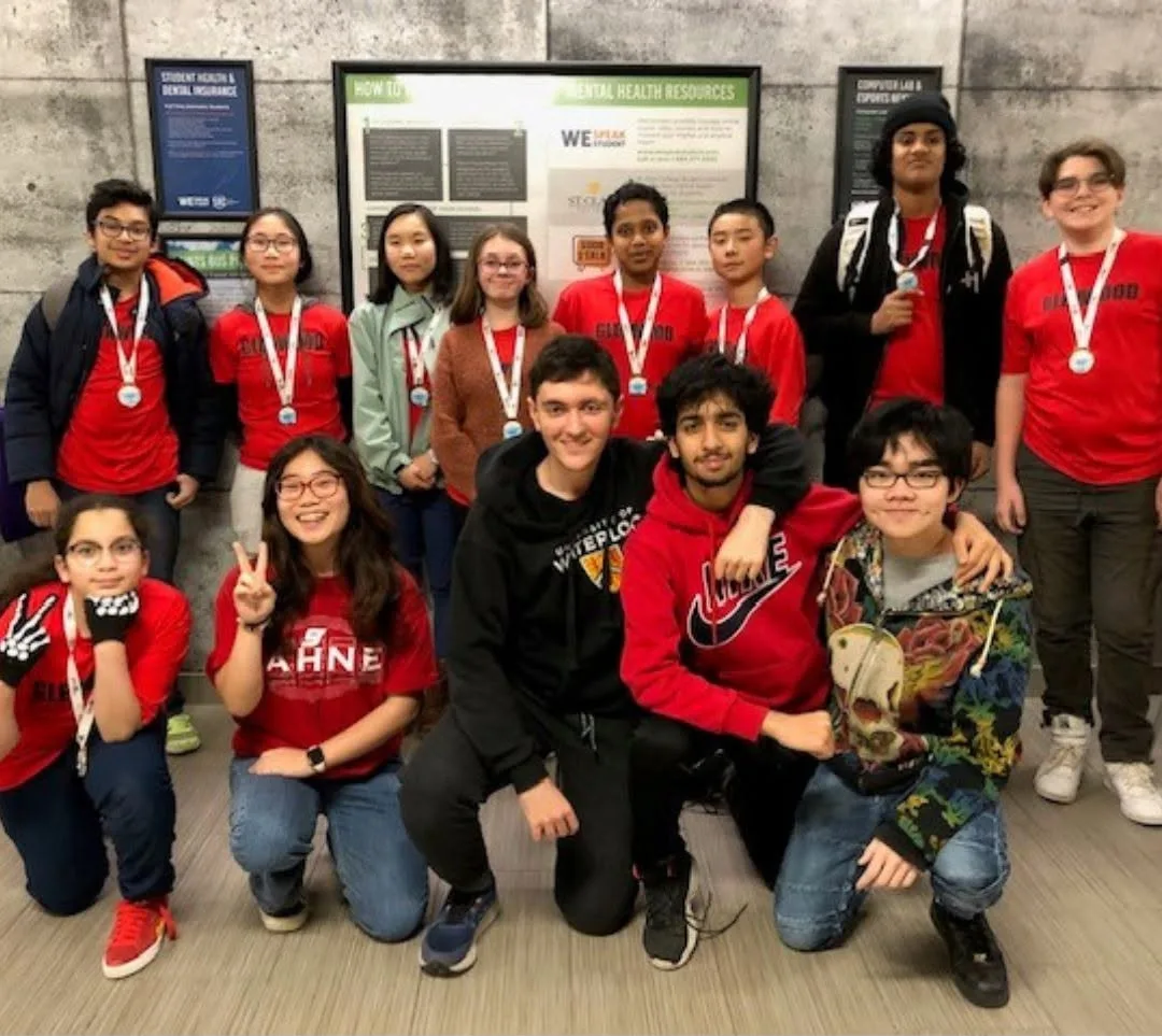 Glenwood's FIRST LEGO League team with the Massey mentors
