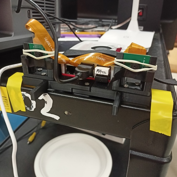 The janky stereo vision rig